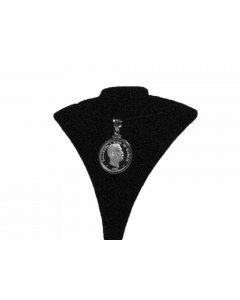 KING KALAKAUA HAPAUMI SILVER CLASSIC PENDANT