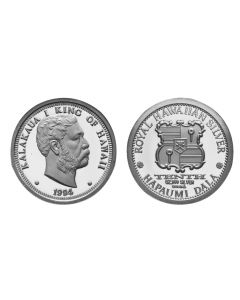 2010 KING KALAKAUA HAPAUMI SILVER DALA