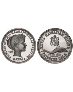 1991 PRINCESS KAIULANI SILVER DALA