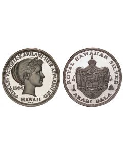 1994 PRINCESS KAIULANI AKAHI SILVER DALA