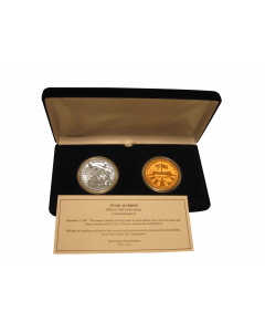 2011 PEARL HARBOR 70TH ANNIVERSARY SILVER & BRONZE SET