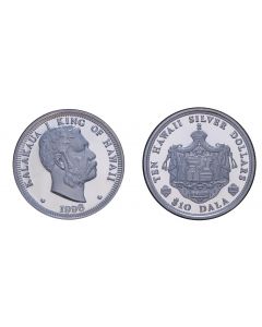 2004 KING KALAKAUA SILVER $10 DALA