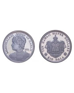 2004 QUEEN LILIUOKALANI SILVER $10 DALA