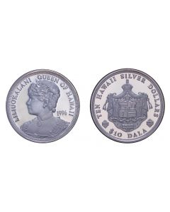 2004 QUEEN LILIUOKALANI SILVER $10 DALA