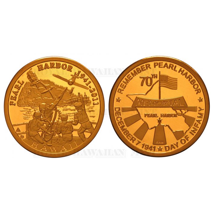 2011 PEARL HARBOR 70TH ANNIVERSARY SILVER & BRONZE SET