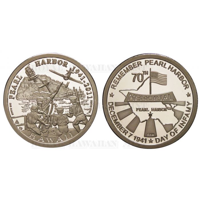 COPPERBOWL☆貴重なインディアン銅貨柄七宝製☆1941モデル Royal Hawaiian Mint strikes Pearl Harbor 70th anniversary